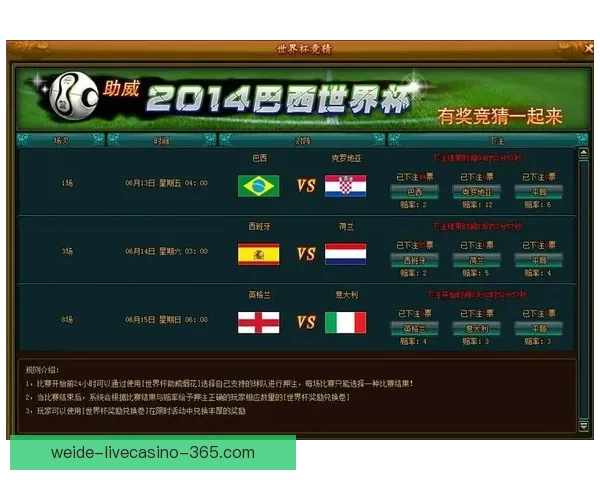 世界杯竞猜热潮来袭 多平台激烈角逐谁能笑到最后